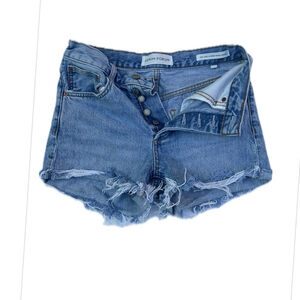 Aritzia Denim Blue Athletic Shorts